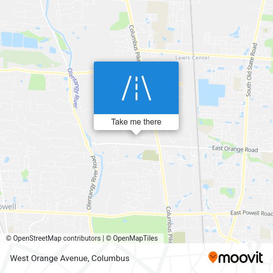 Mapa de West Orange Avenue