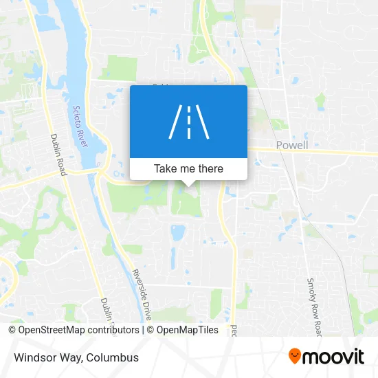 Windsor Way map