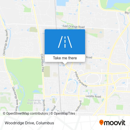 Mapa de Woodridge Drive