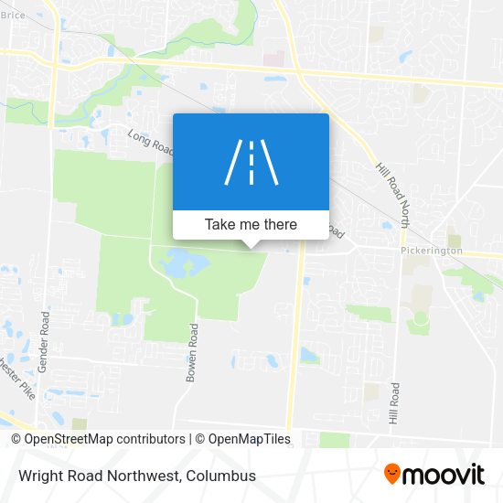 Wright Road Northwest map