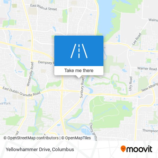 Yellowhammer Drive map