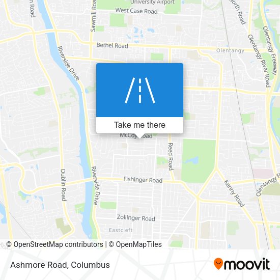 Mapa de Ashmore Road