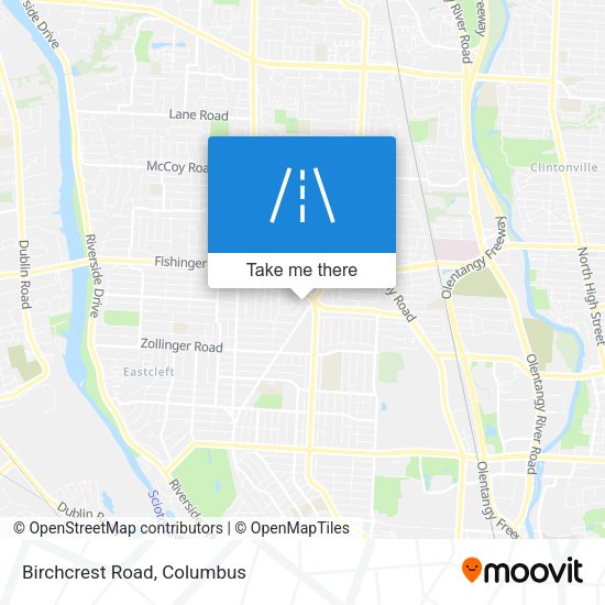 Mapa de Birchcrest Road