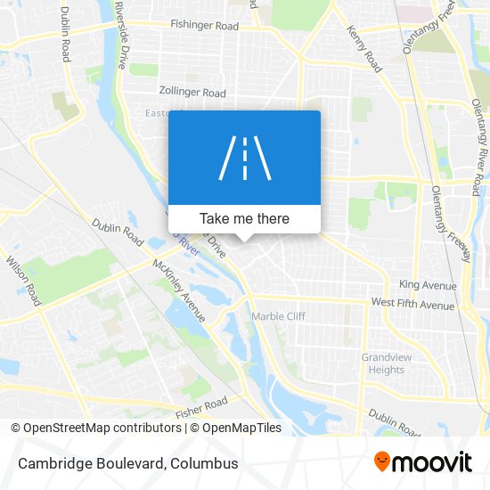 Cambridge Boulevard map