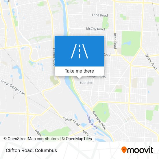 Mapa de Clifton Road