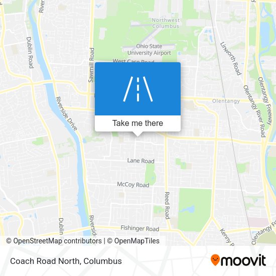 Mapa de Coach Road North
