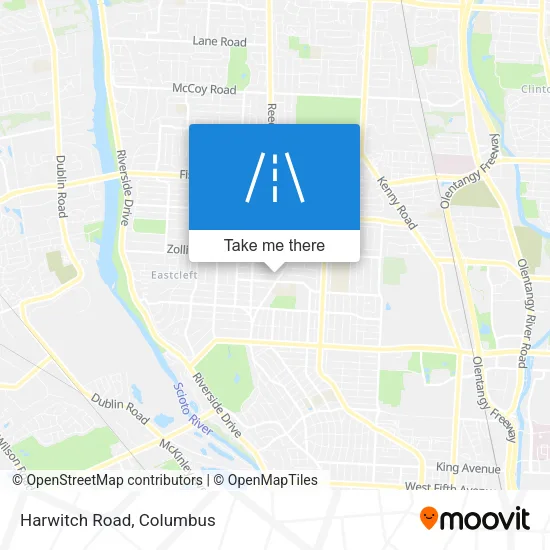 Mapa de Harwitch Road