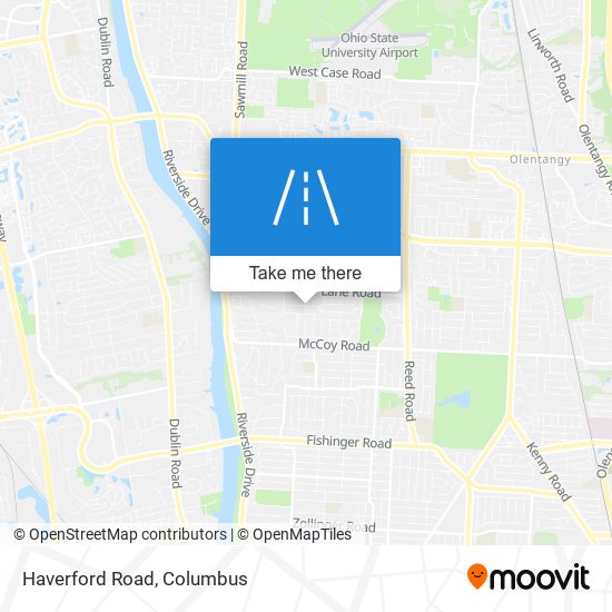 Haverford Road map