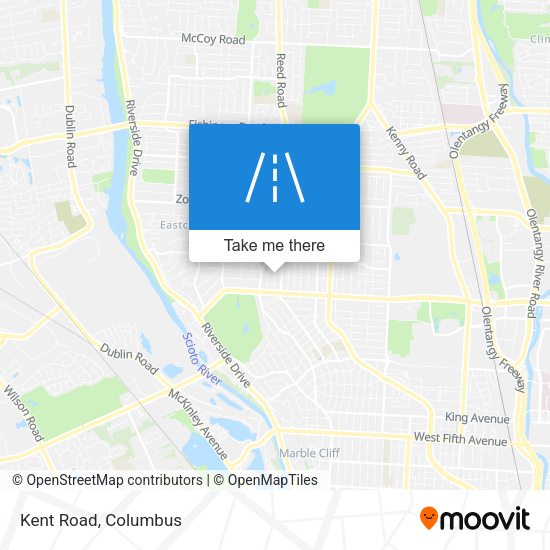 Mapa de Kent Road