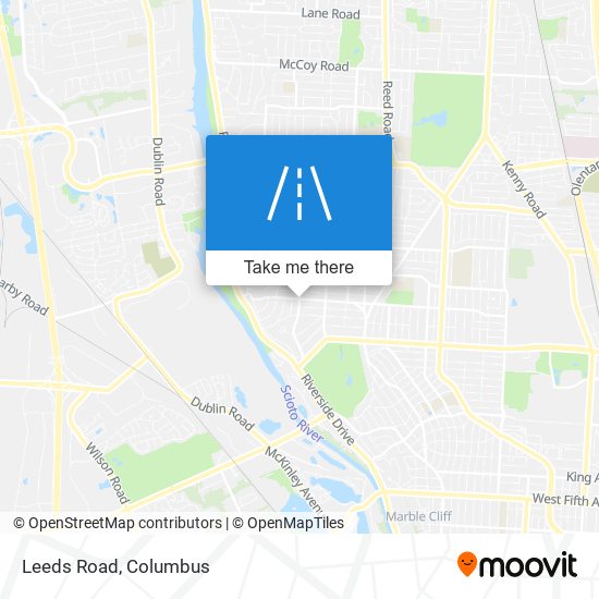 Mapa de Leeds Road