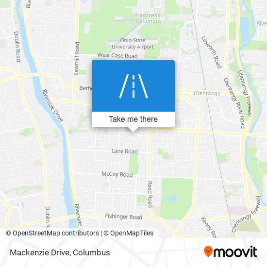 Mackenzie Drive map