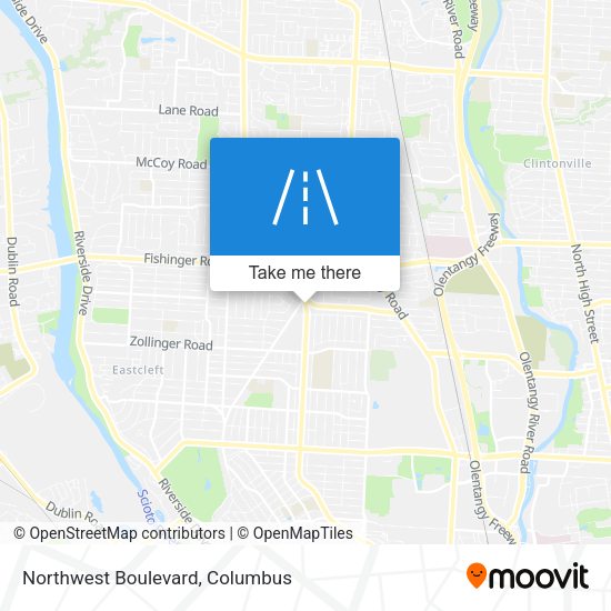 Mapa de Northwest Boulevard