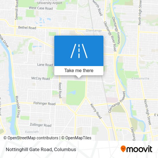 Mapa de Nottinghill Gate Road
