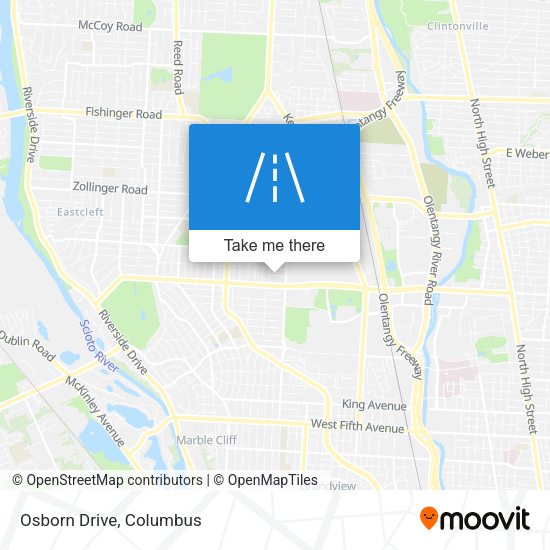 Mapa de Osborn Drive