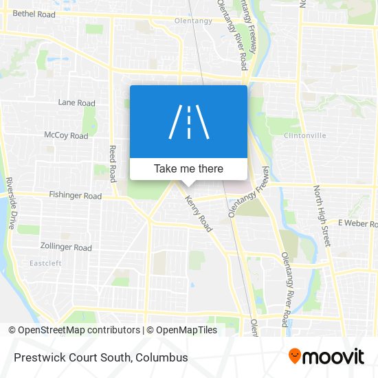 Prestwick Court South map