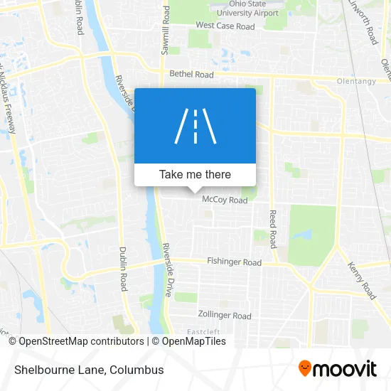 Mapa de Shelbourne Lane