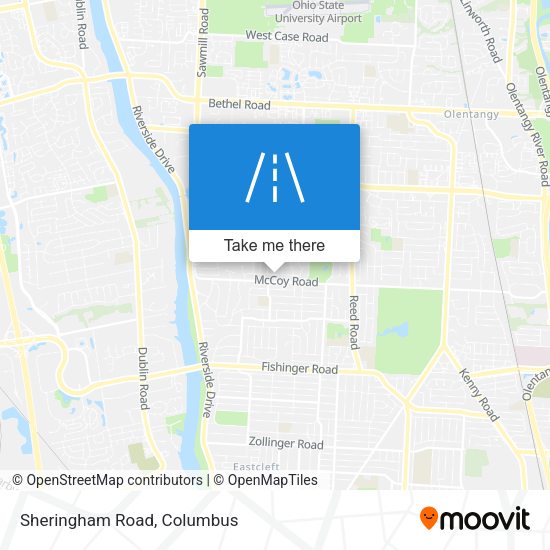 Mapa de Sheringham Road
