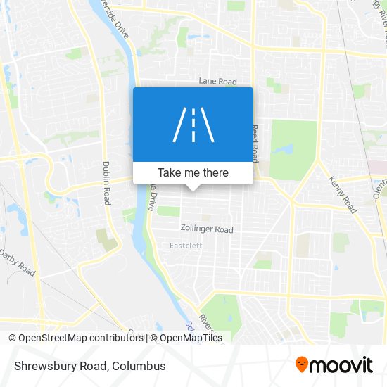 Mapa de Shrewsbury Road