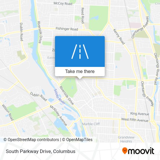 Mapa de South Parkway Drive