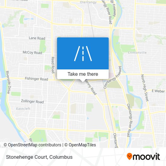 Mapa de Stonehenge Court