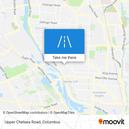 Mapa de Upper Chelsea Road
