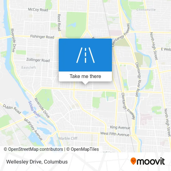Wellesley Drive map