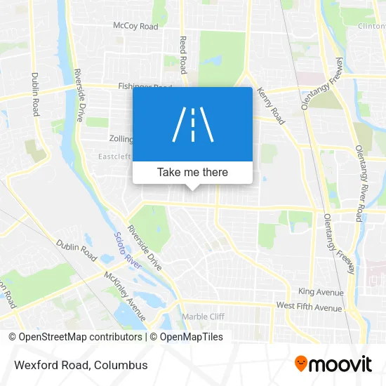Wexford Road map