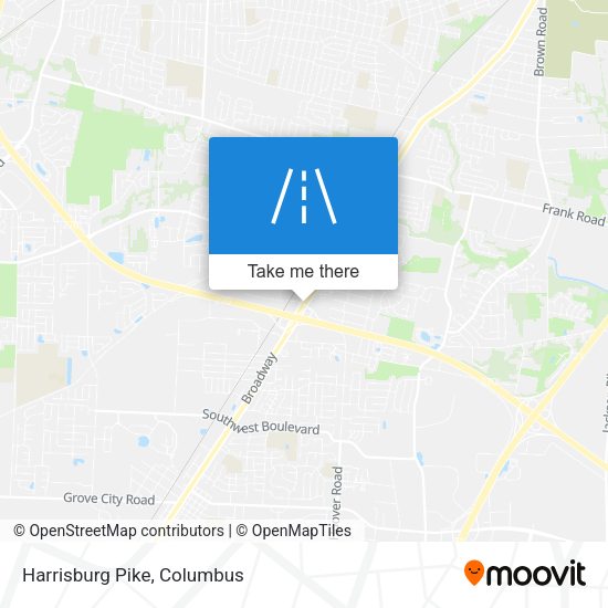 Mapa de Harrisburg Pike