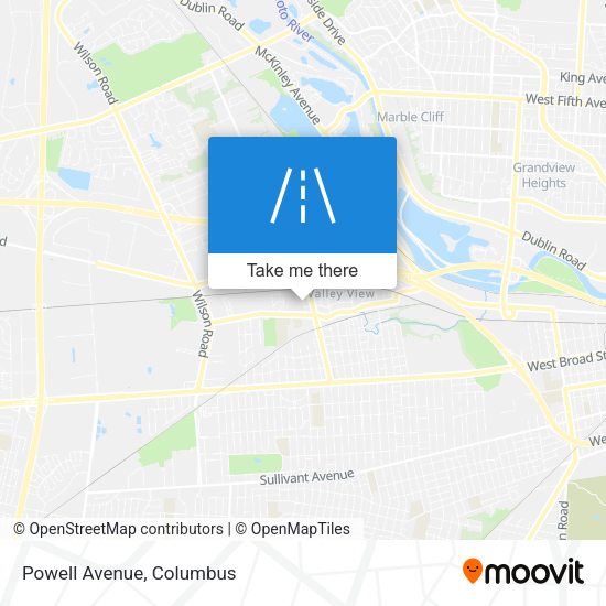 Mapa de Powell Avenue