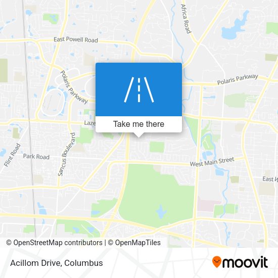 Acillom Drive map