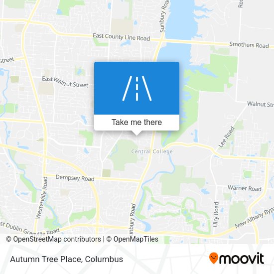Mapa de Autumn Tree Place