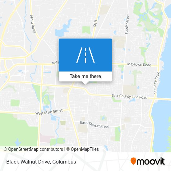 Black Walnut Drive map