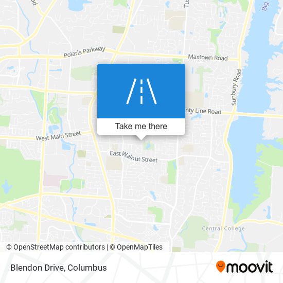 Mapa de Blendon Drive