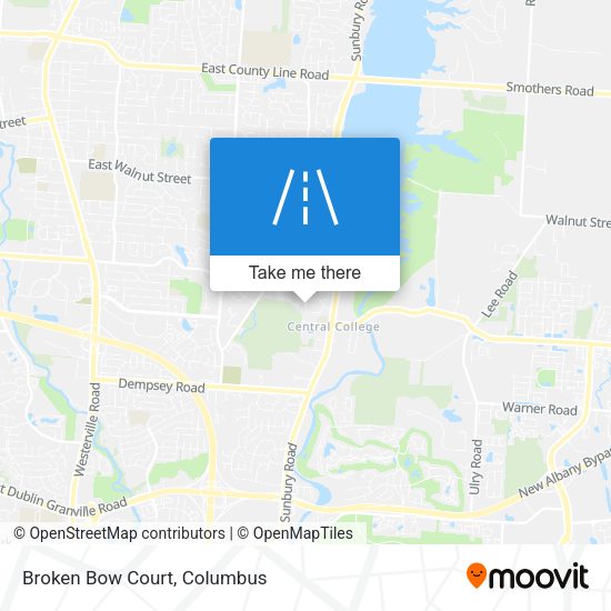 Mapa de Broken Bow Court