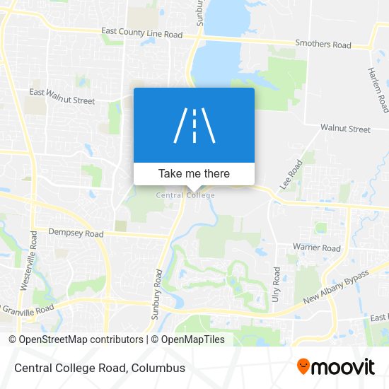 Central College Road map