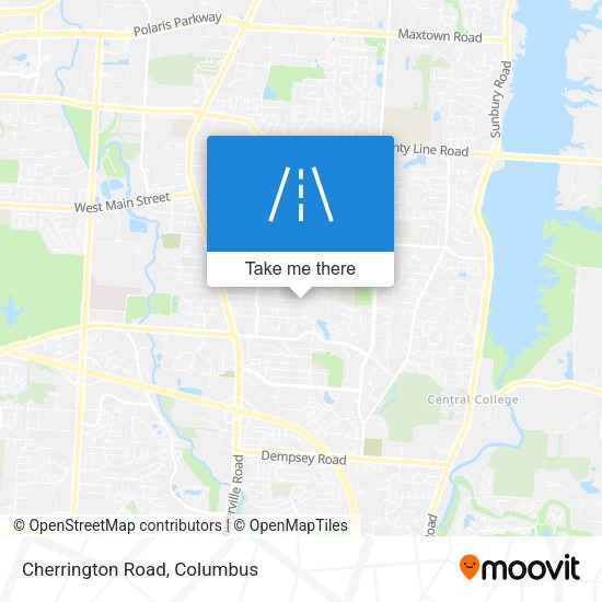 Mapa de Cherrington Road