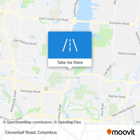 Mapa de Cloverleaf Road
