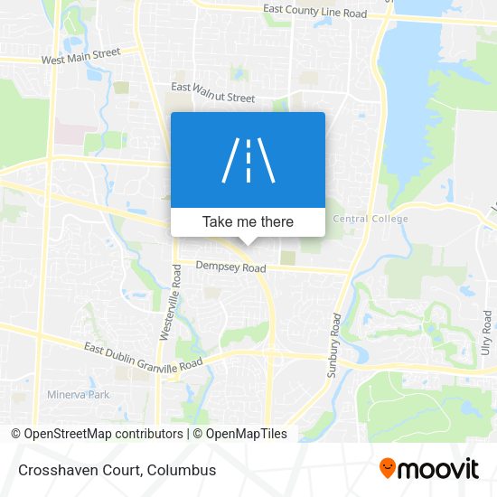 Mapa de Crosshaven Court