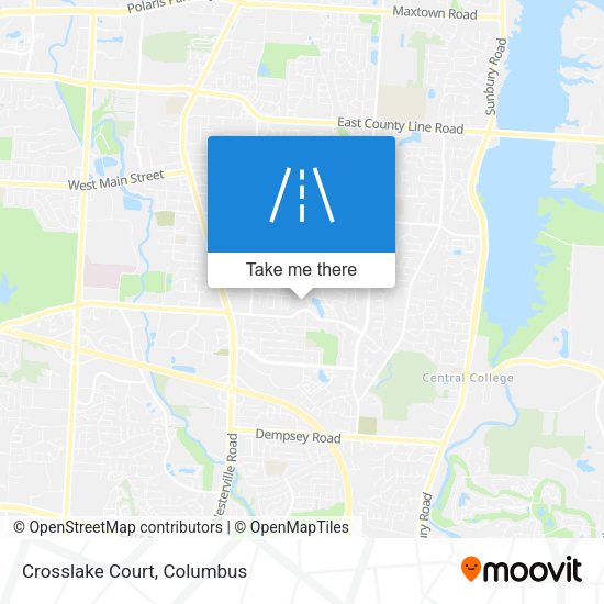 Crosslake Court map