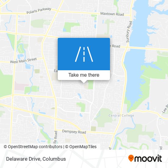 Delaware Drive map