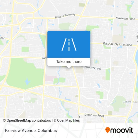 Fairview Avenue map