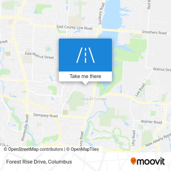 Forest Rise Drive map