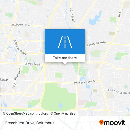Mapa de Greenhurst Drive