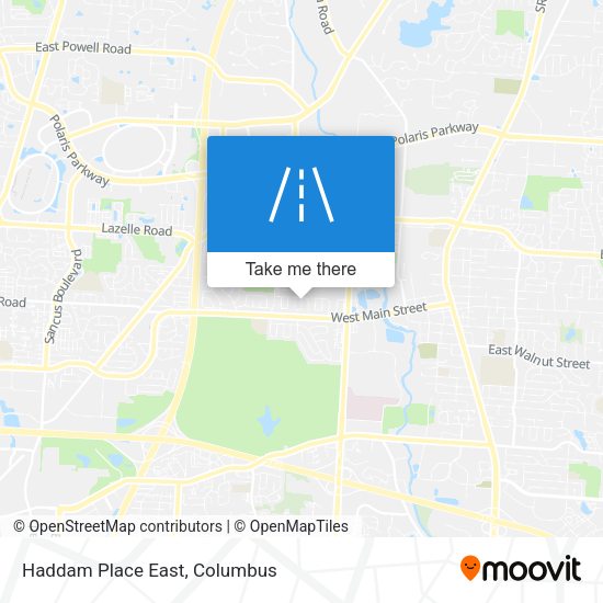 Haddam Place East map