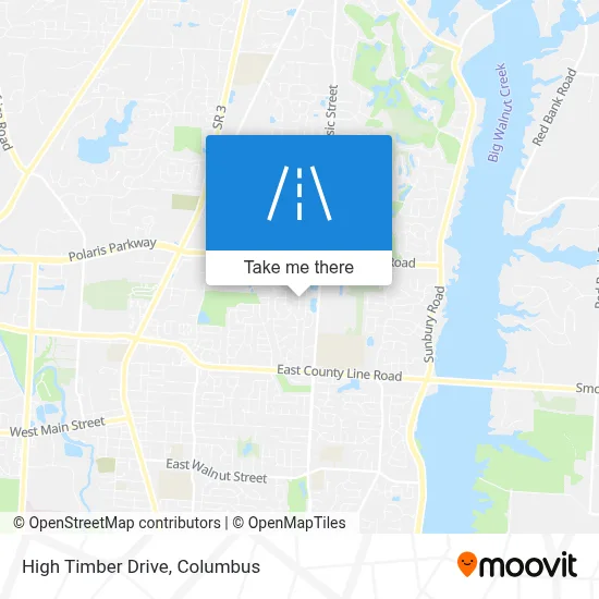 High Timber Drive map