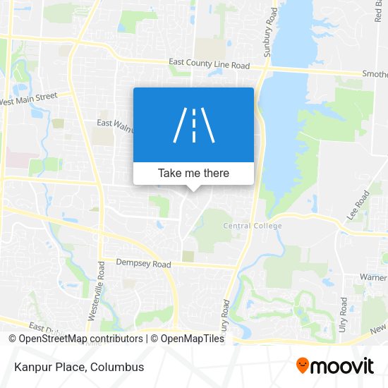 Mapa de Kanpur Place