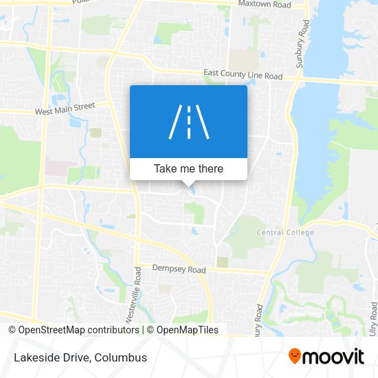 Mapa de Lakeside Drive