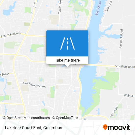 Laketree Court East map