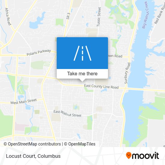 Mapa de Locust Court