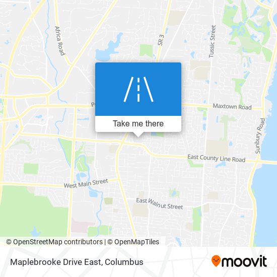 Mapa de Maplebrooke Drive East